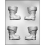 CHOC MOLD - 3D Xmas SANTA BOOT - 3 inch