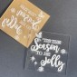 Acrylic Fondant Embosser 3D - TIS THE SEASON 8X8cm