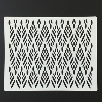 CAKE STENCILS - Tall Wheat Head