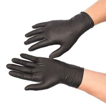 Sabco Gloves Vinyl - Black Large