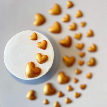 VALENTINE EMBOSSER HEART 3D - GOLD