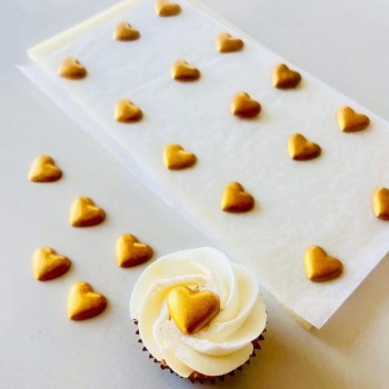 VALENTINE EMBOSSER HEART 3D - GOLD