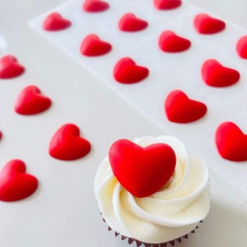 VALENTINE EMBOSSER HEART 3D - RED