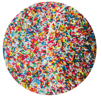 Sprinkles - RAINBOW JIMMIES MIX (25G)